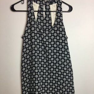 NWT As U Wish Womens Small Dress, Black W/ Circles